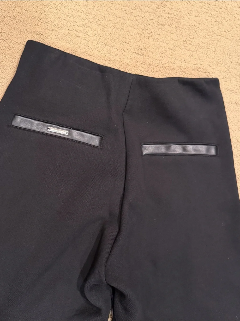NEW MANIERE DE VOIR STRAIGHT LEG BLACK LACE UP PANTS - Picture 11 of 11